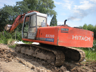 Used Hitachi EX200-1 track excavator