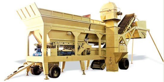 Mobile stabilized mixing plant