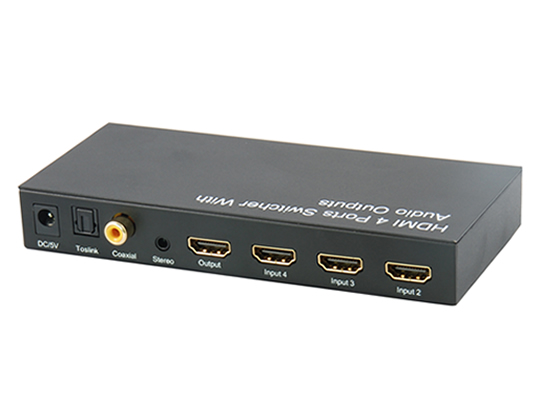 HDMI 4 Port Switcher with Audio Output