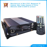 4 Ch Car DVR Support SD Card & HDD car video recorder