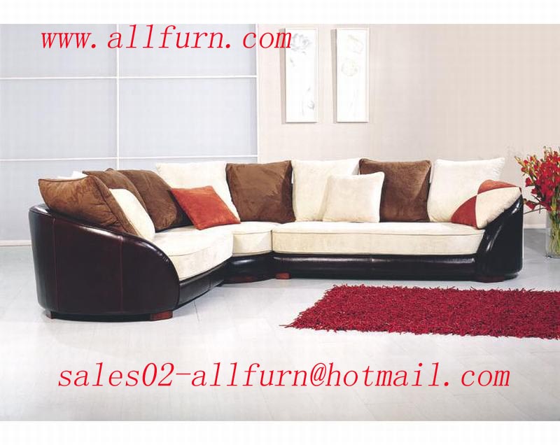 Leather sofa-allfurn dot ocm