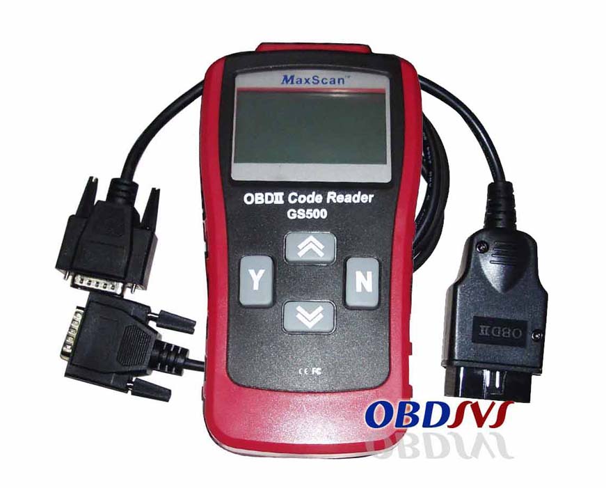 GS500 Scanner Diagnostic Trouble Code Reader OBD II OBD