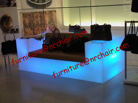 acrylic led sofa