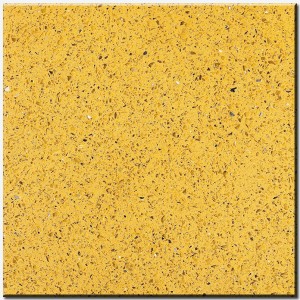 newstar Crystal artificial Yellow Quartz countertop