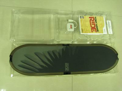 Skateboard for Wii game accessory