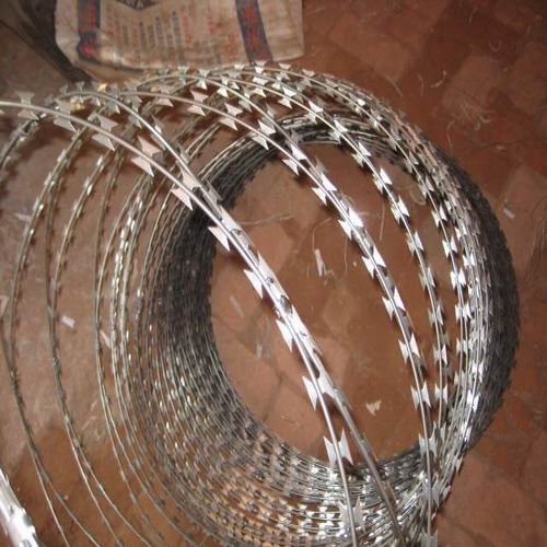 Razor wire concertina,flat razor wire,razor mesh