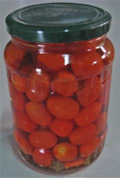 Canned Cherry Tomato and Big Tomato