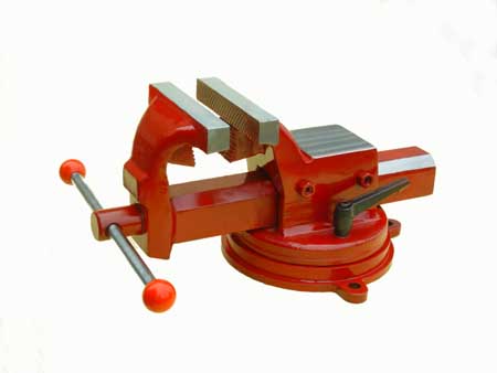 drop forged steel bench vise