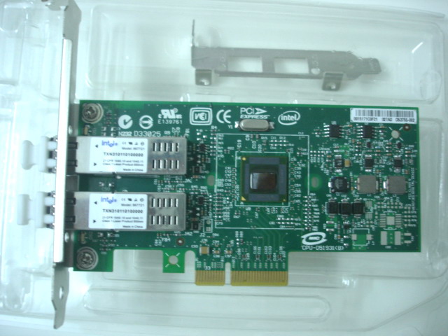 Intel EXPI9402PFBLK PRO/1000PF Dual Port PCI-E lan card