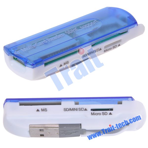 New All-In-1 USB 2.0 Many Interface Memory Card Reader