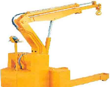 MOBILE HYDRAULIC BATTERY OPERATED FLOOR CRANE
