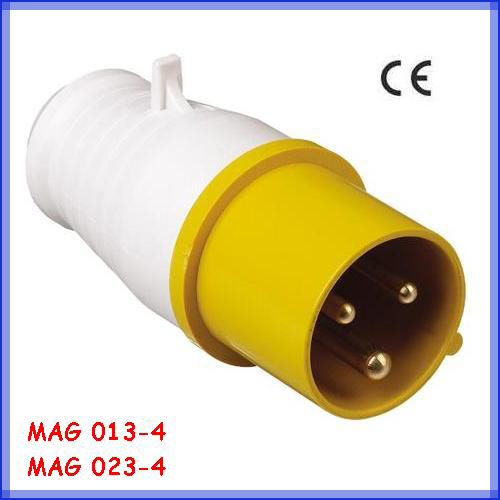 Industrial plugs 16A 110V IP44 3pin