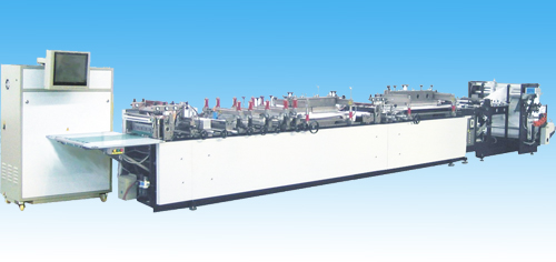 High Speed Center Sealing Automatic Pouch Making Machine