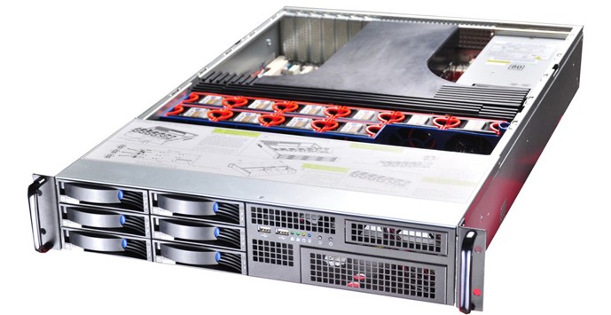 2U rack mount server case