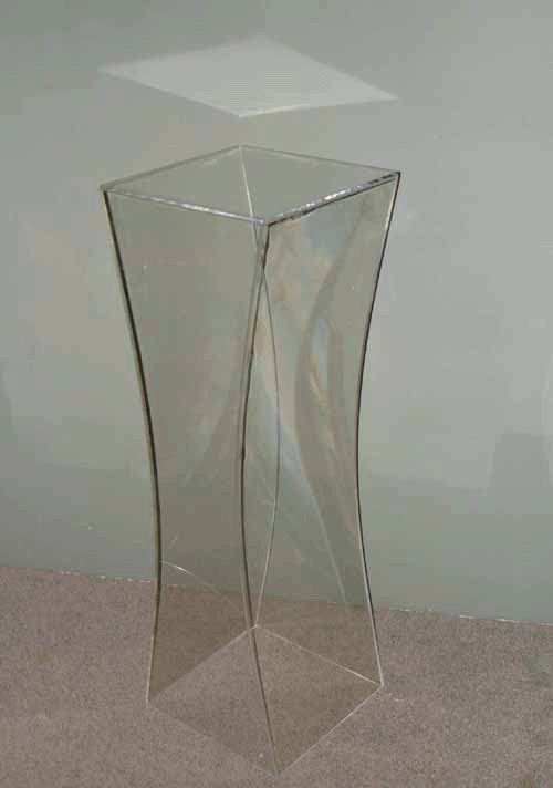 Modern design Acrylic square Pedestal