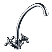 two handle s/h sink mixer