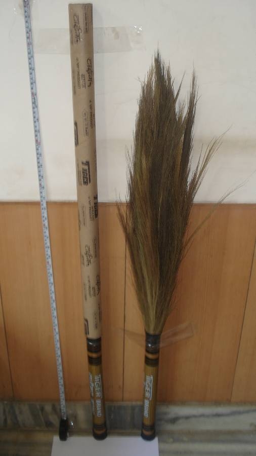 GRASS BROOM  with paper tube packing