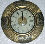 wooden anqitue clock