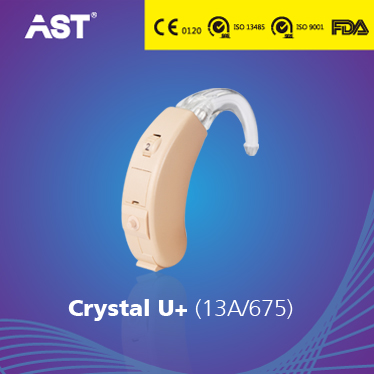 BTE Digital Hearing Aid Device - Crystal U+