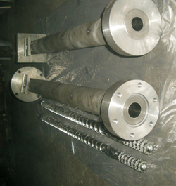 Extruder Screw Barrel, Screw Barrel Design, Bimetallic Screw