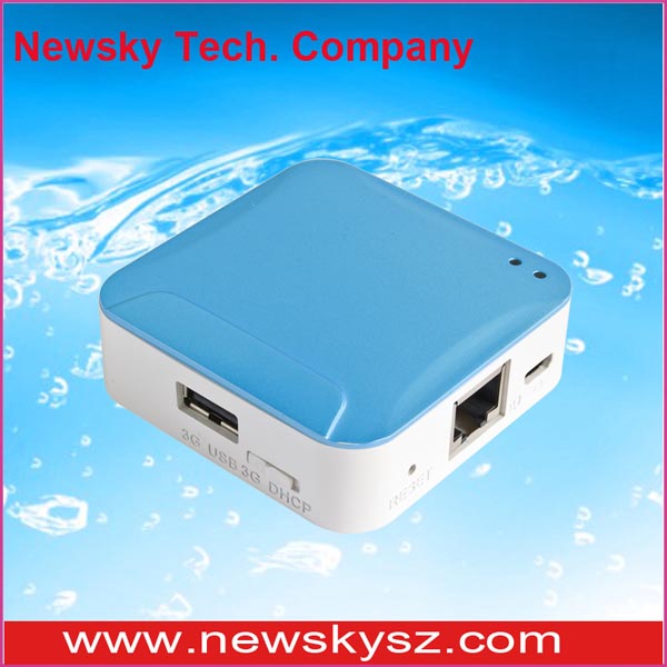 Portable 150 Mbps Wireless Mini 3G router with TF Card Slot