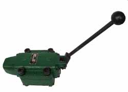 manually operated directional control valve