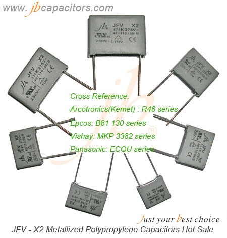 jb JFV- X2 Metallized Polypropylene Film Capacitor