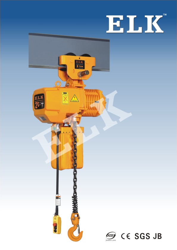 3tons Electric Chain Hoist with Manual Trolley