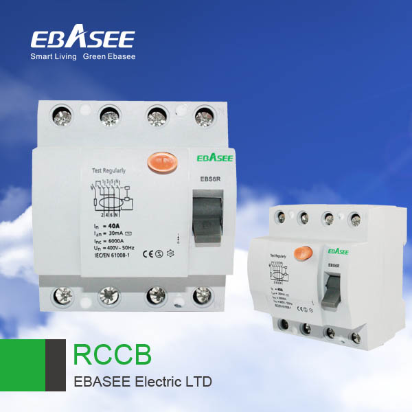 Residual current circuit breake-EBS6R
