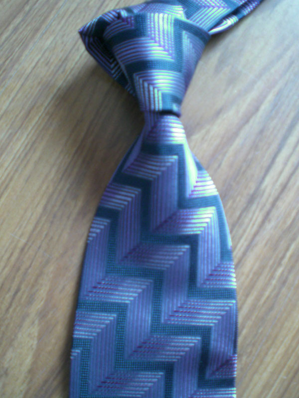 Blue Grid Tie(6818)