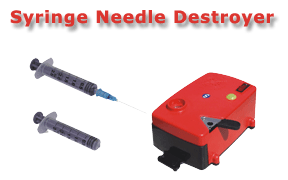 syringe  needle destroyer