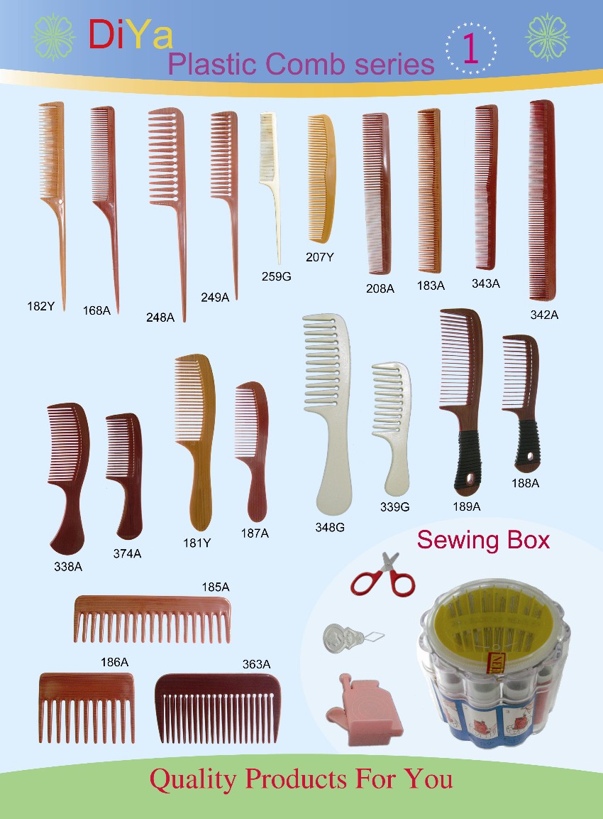 Plastic Comb,lice combs,Foldable comb,Sewing Box,Needlework,