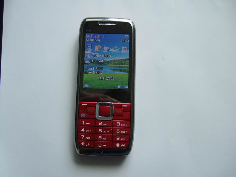 low price mobile phone with FM, MP3 or MP4 (MINI E71i)
