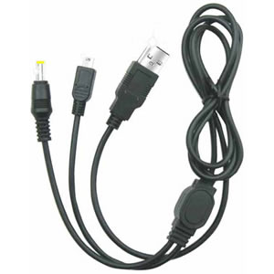 PSP/PSP2000/PSP3000 2in1 digital cable