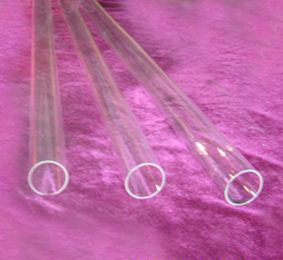transparent quartz tube