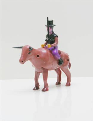 Bullfighting knight toy