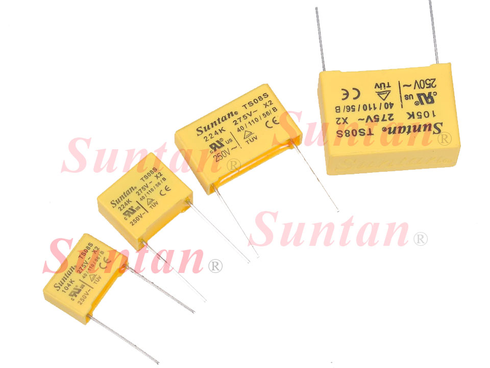 Suntan Metallized Polypropylene Film Capacitor - x2