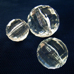Acrylic Beads(Round Faceted Beads)