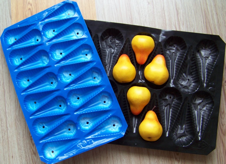 Disposable Perforated PP Fruit Tray For Pear