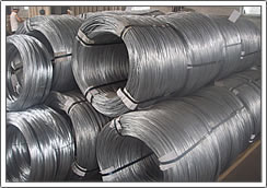 Hot dipped zinc coated wire