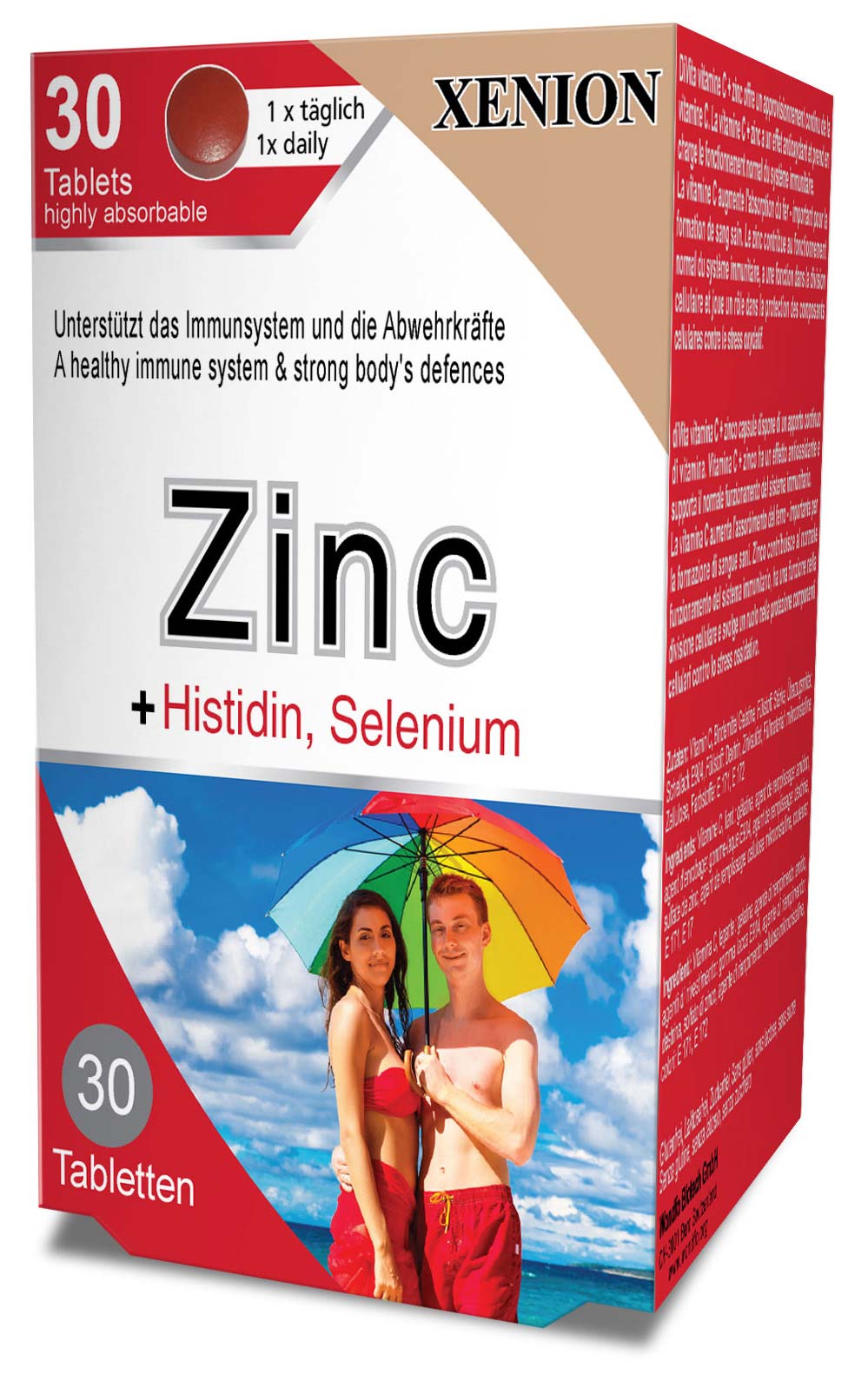 Zinc tablets (with Histidine + Selenium)