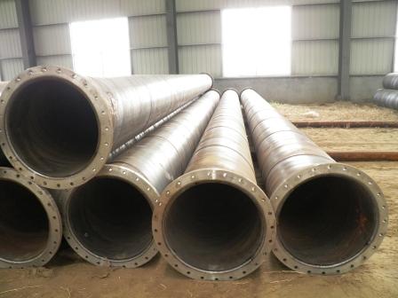 Dredging steel pipes