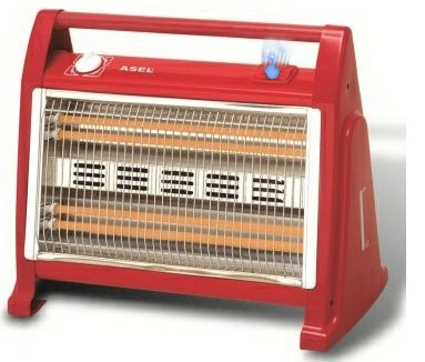 4 tubes electric heater