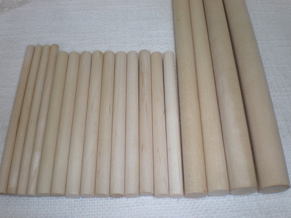 wooden dowel rod