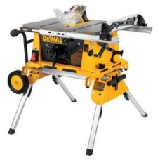 DEWALT 10 in. 15 Amp Jobsite Table Saw with Rolling Stand