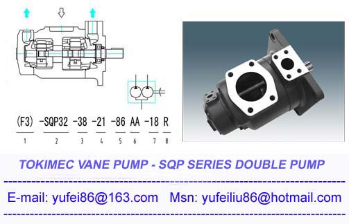 SQP vane pump,Tokimec vane pump,hydraulic pumps,SQP double