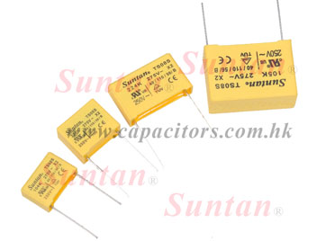 Suntan Metallized Polypropylene Film Capacitor - X2