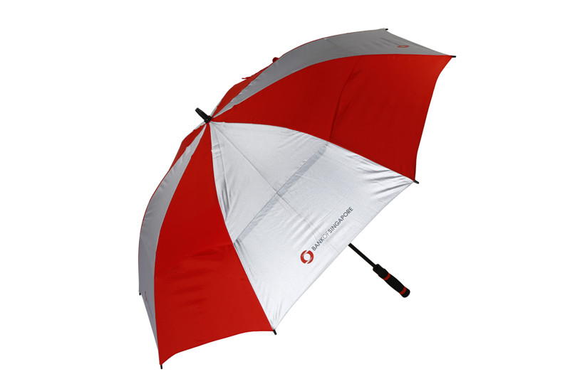 double layer anti UV promotional straight golf umbrella