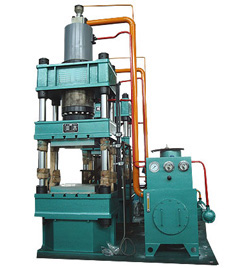 Special hydraulic press for friction material