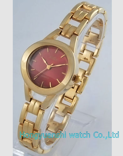 Fashionable lady watches